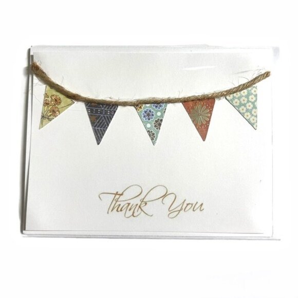Banner Thank You Card Bundle Set of 7 White - Picture 2 of 10